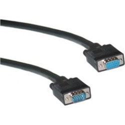CableWholesale 10H1-202HDNF SVGA Extension Cable Black HD15 Male to HD15 Female