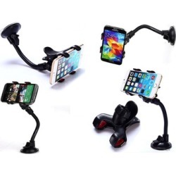RuvTech 360° Flexible Rotating Gooseneck Mobile Device Clamp