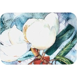 Carolines Treasures Magnolia Flower Kitchen Or Bath Mat