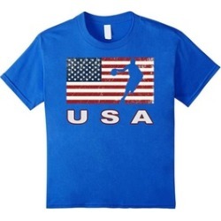 American Flag Basketball T Shirt, USA, Basketball Team