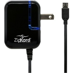 Wall Charger with Integrated Micro USB Cable
