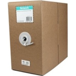 StarTech 1000 ft Bulk Roll of Gray CMR Cat5e Solid UTP Cable