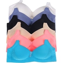 W L INTIMATES Seamless Wireless Bra Daily Bra U Back
