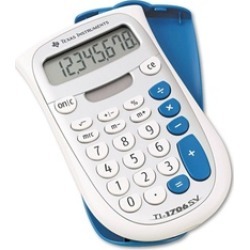 Texas Instruments TI1706SV Handheld Standard Function Calculator