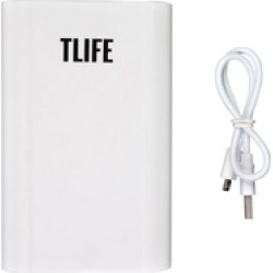 Intelligent Portable 4 Slots 18650 Battery Mobile Power Bank Charger - White