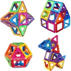 Intelligent magnetic 3D construction magplayer blocks toys set 66 pcs