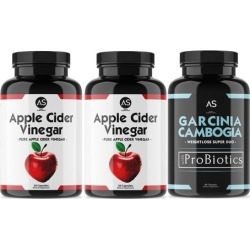 Angry Supplements Apple Cider Vinegar with Garcinia ProBiotics (3-Pack)