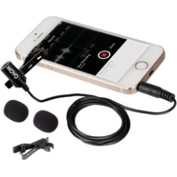 Movo PM10 Lavalier Clip-on Microphone for iPhone, iPad, & Androids