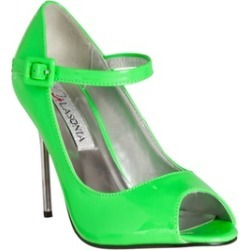 Riverberry Women's 'Peep Toe Mary Jane Style Stiletto Heels, Green