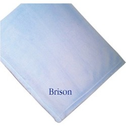 Blue Plush Personalized Baby Blanket