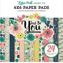 Echo Park Paper JBY19023 6 x 6 in. Just Be You Double Sided Paper Pad