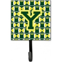 Carolines Treasures CJ1075-YSH4 Letter Y Football Green & Yellow Leash