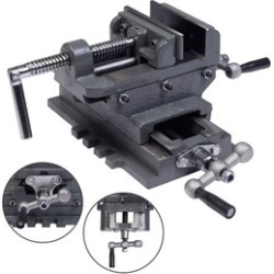 4" Cross Drill Press Vise X-Y Clamp Machine