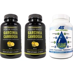 Angry Supplements Garcinia Cambogia (2-Pack) Plus 10-Day Cleanse