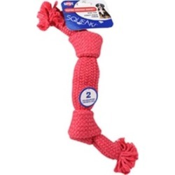 Ethical Dog 689726 Super Squeak Rope Dog Toy - Assorted 14 in.