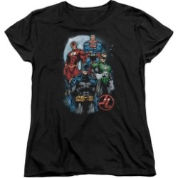 Uzstt Justice League DC Comics The Four Adult Tee