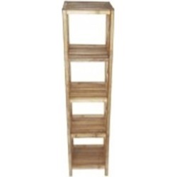 Bamboo Fifty Four 5851 5 tier bamboo rack square bamboo