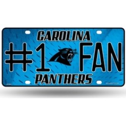 Carolina Panthers License Plate - #1 Fan