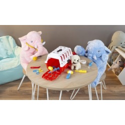 Hey Play Kids' Pretend Play Veterinary Set (11-Piece)
