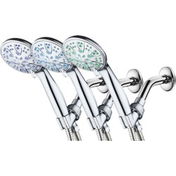 AquaDance 6-Setting Hand Held Shower with Microban Antimicrobial Nozzle Protection