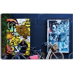 Amsterdam Street Art - Graffiti Canvas Art Print