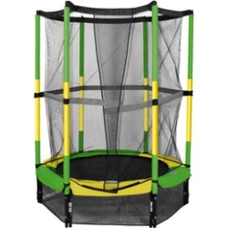 55" Trampoline Kids Youth Jumping Round Bounce With Safety Pad