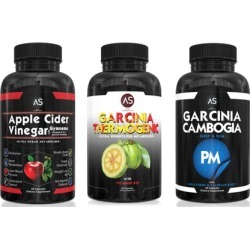 Angry Supplements Apple Cider Vinegar, Garcinia Thermogenic, and Garcinia PM (3-Pack)