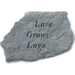 Kay Berry- Inc. 63420 Love Grows Love - Garden Accent - 11 x 7.5 in.