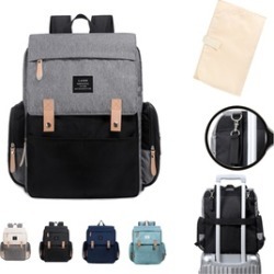 Mommy Diaper Bags Large Capacity Travel Nappy Backpacks w/changing mat