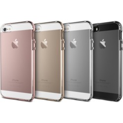 VRS Design Crystal Bumper Clear Transparent Case for iPhone 5/5s/SE
