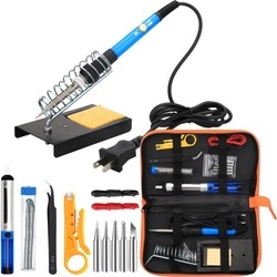 ANBES Soldering Iron Kit Electronics, 60W Adjustable Temperature