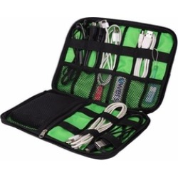 Multi-Compartment Gadgets & Electronics Organizer Bag/Pouch With Zip