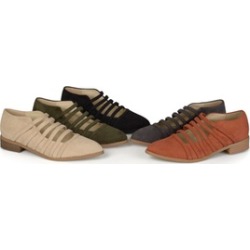 Journee Collection Womens Strappy Almond Toe Flats