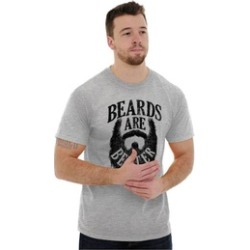 Beards are Better Mustache Hipster Humor Tee T-Shirt