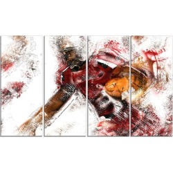Football Live Ball - Large Sport Canvas Art Print