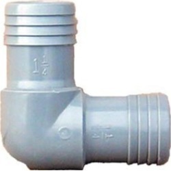 Genova Products 2 in. Poly 90 degrees Insert Elbow