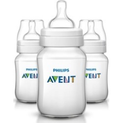 Philips Avent Anti-colic Baby Bottles Clear, 9oz 3 Piece