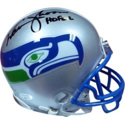Autographed Warren Moon Seattle Seahawks Mini Helmet
