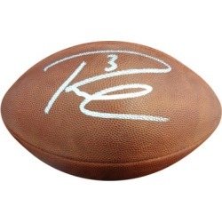 Autographed Russell Wilson Seattle Seahawks Leather Football