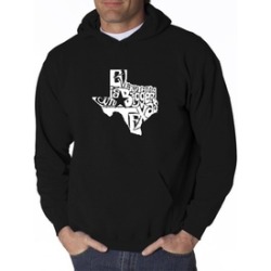 Men's Hooded Sweatshirt - Everything is Bigger in Texas