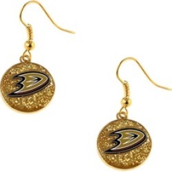 Sports Team Logo NHL Glitter Dangle Earring Set