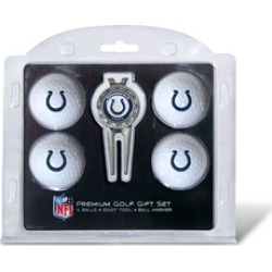 Team Golf 31206 Indianapolis Colts Pack of 4 Golf Balls and Divet Tool