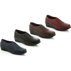 Rasolli Women's Low-Wedge Loafers