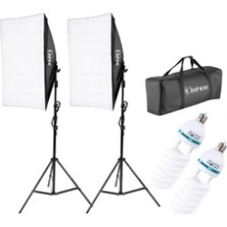Large Softbox with Stand Bulb Photography Photo Studio Light Kit