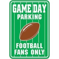 Beistle 54660 Game Day Parking Sign Pack Of 24