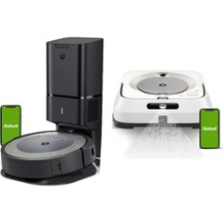 iRobot Roomba i3plus Wi-Fi Connected Robot Vacuum with Braava Jet m6 Robot Mop