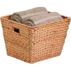 Honey-Can-Do STO-02884 banana leaf basket large tall square, natural