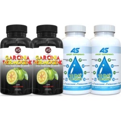 Angry Supplements Garcinia Thermogenic and 10-Day Cleanse Dietary Supplements (4-Pack)