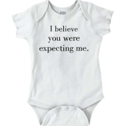 Expecting Pregnant Funny Shirt Cute Baby Clothes Newborn Gift Romper