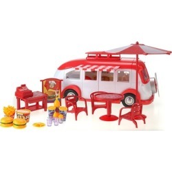 Good Fast Food Food Truck - Design-able Toy Food Truck w/ Outdoor Tables